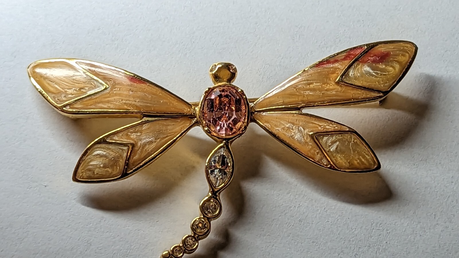 VINTAGE DRAGONFLY KJL FOR AVON KENNETH JAY LANE B… - image 5