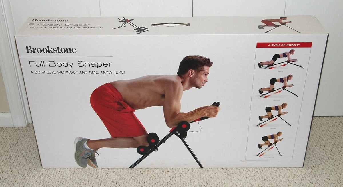 New!! BROOKSTONE Full Body Shaper COMPLETE WORKOUT EXERCISE MACHINE/  System