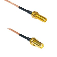 RG316 RP-SMA Female Long to SMA Female Long RF Cable Rapid-SHIP LOT
