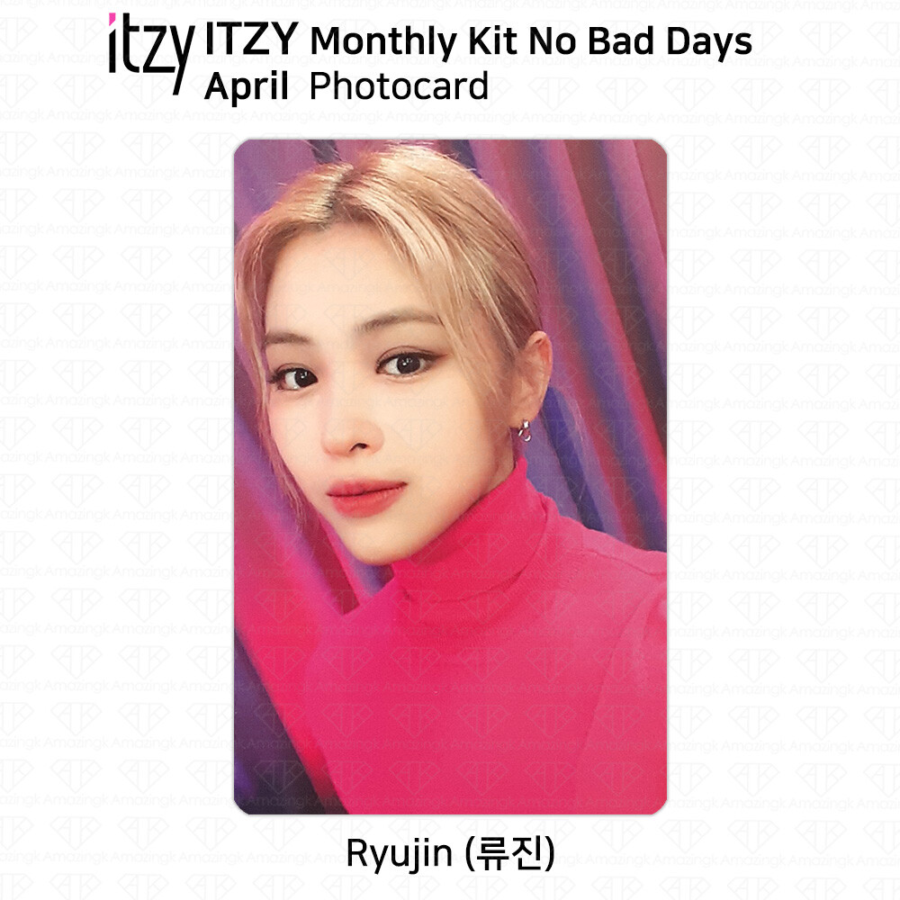 ITZY No Bad Days Monthly Kit April Official Photocard