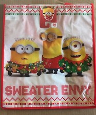 Reusable Tote Bag - Minions Christmas Theme