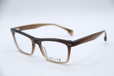 NEW STATE DAMEN LATTE DARK BROWN FADE AUTHENTIC DESIGNER EYEGLASSES 53-19