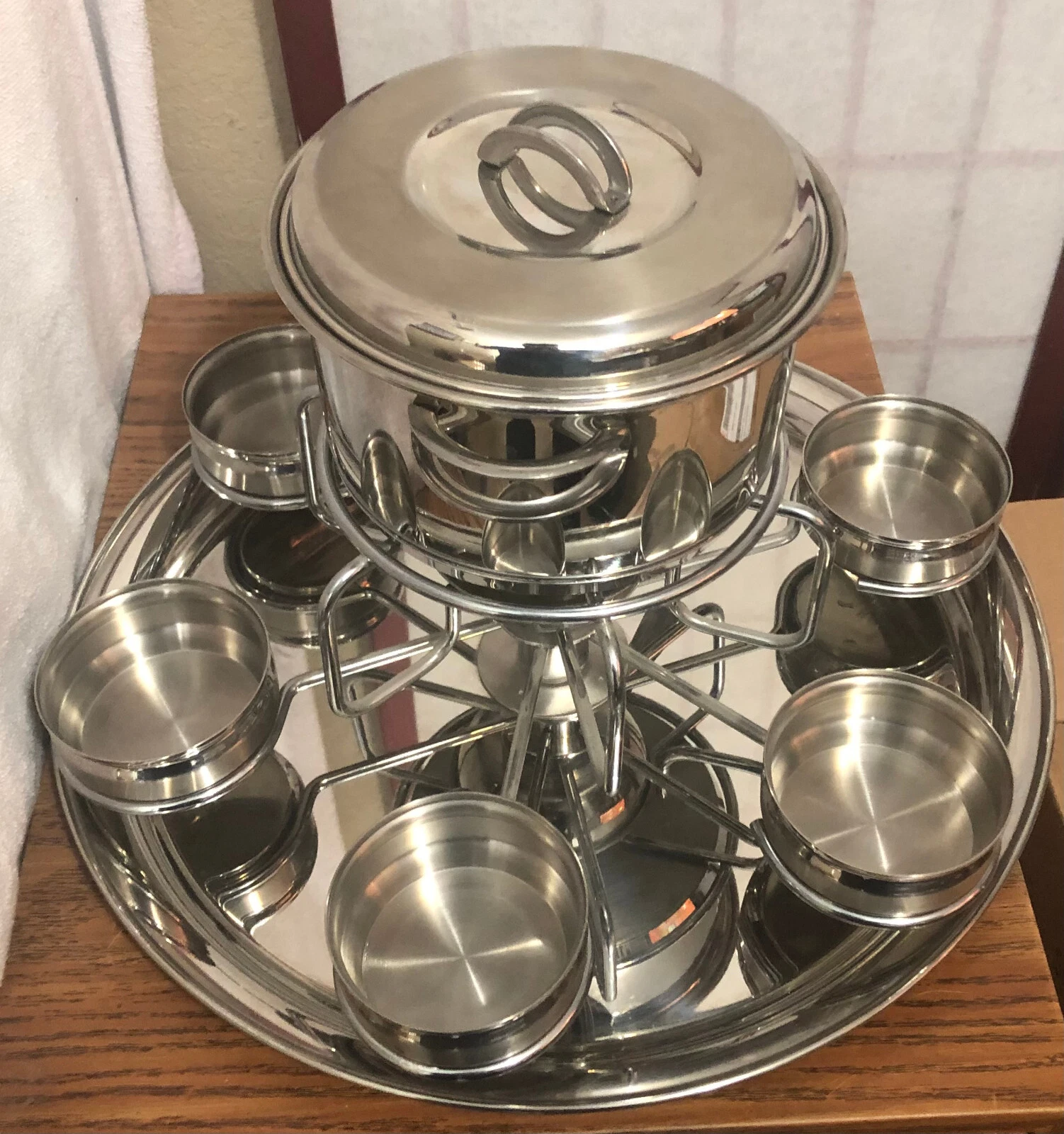 TRAMONTINA BRAZIL FONDUE SET PREMIUM 18 PIECE