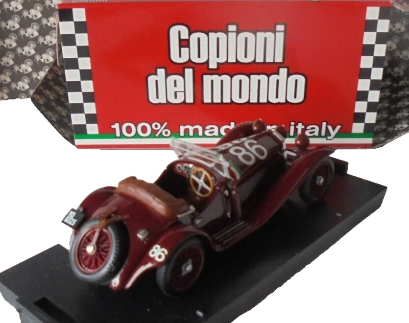 Alfa Romeo 1750 GS 1931 Mille Miglia 1931 1/43 Nuevo Limited Brumm R389B Diecast Foto 3 de 4