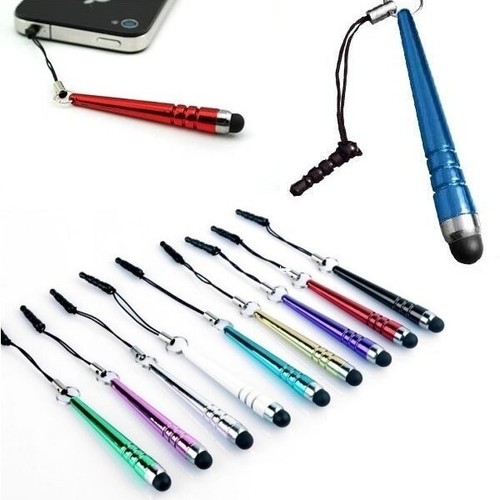 PACK DE 3 BAT STYLUS 3.5mm Jack Tapa Antipolvo PARA APPLE IPHONE 6 4S 5 IPOD TOUCH NANO 7 - Imagen 3 de 5