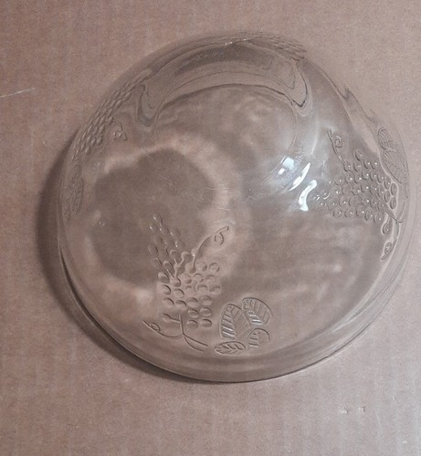 Bowl Prep Nesting Smart Home Embossed Grape Pattern Clear Glass 5 Pc. - Picture 4 of 5