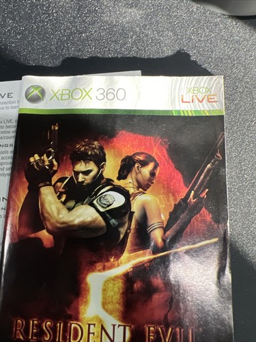 XBOX 360 Resident Evil Instruction Manual/Booklet ONLY - Picture 4 of 7