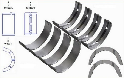 Se adapta 1999-2006 Chrysler Dodge Plymouth 3.5L SOHC V6 24V - ROD y RODAMIENTOS PRINCIPALES - Imagen 3 de 3