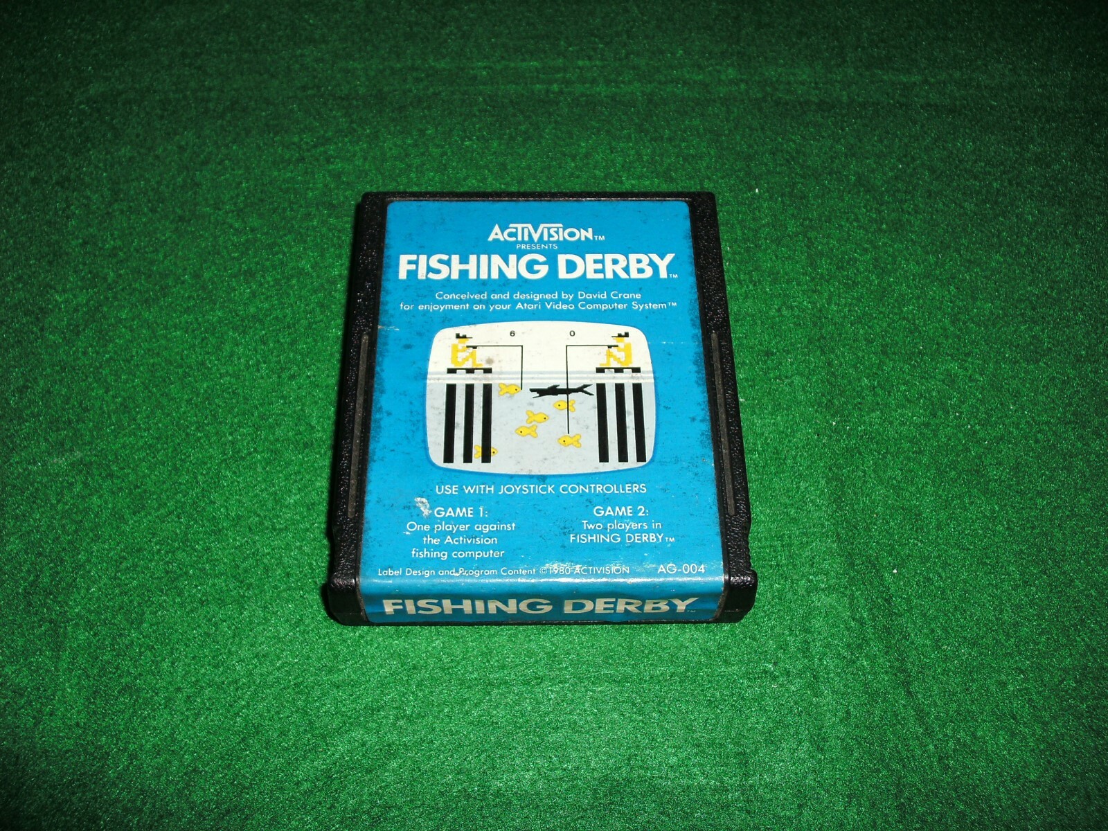 ATARI 2600 FISHING DERBY GAME!! OLD SCHOOL!! IT DOES WORK!! GAME ONLY!!