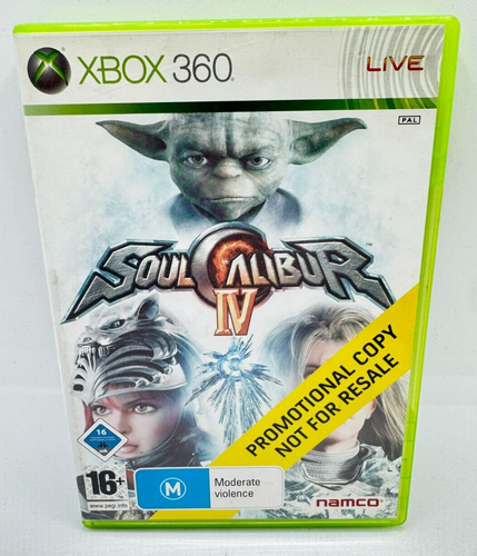 Soul Calibur IV 4 - Microsoft Xbox 360 - PAL UK - Avec Notice
