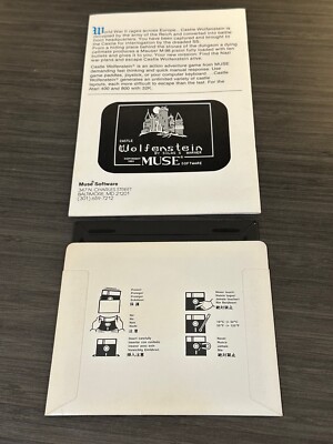Castle Wolfenstein Muse Software Atari 400 800 XE 32K Computer