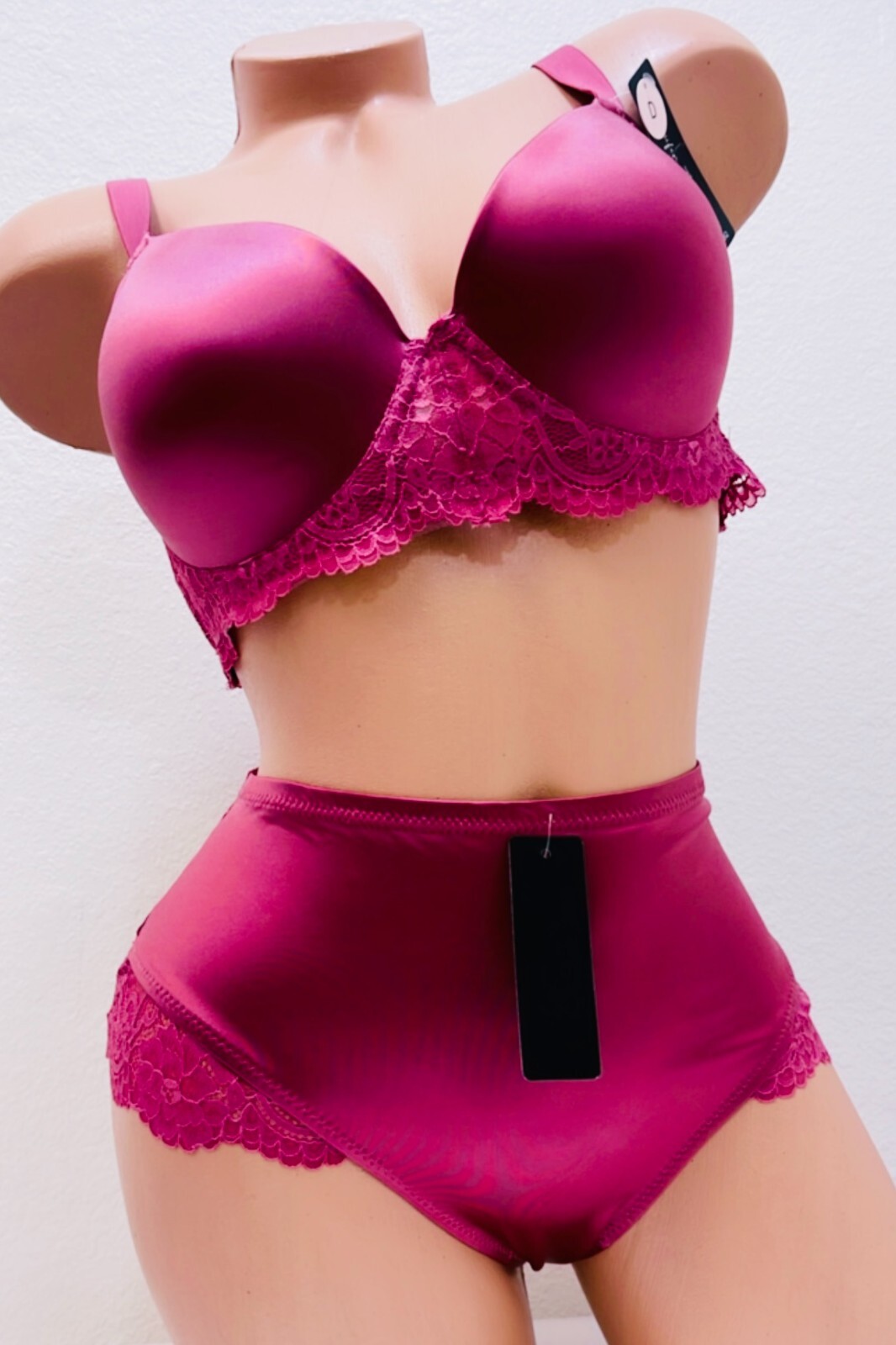 3/6 Satin UNDERWIRE FULL COVERAGE BRA WIDE STRAPS SUPPORT PANEL PLUS SIZE 34-44