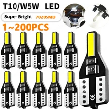 T10 W5W LED Canbus Bulb 194 168 7020 Cob 2SMD Car Interior Lights Lamp Lot