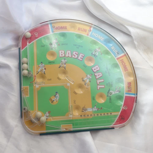 NEAT COLLECTOR VTG STYLE TABLE TOP PINBALL STYLE "PLAY BALL" BASEBALL TOY GAME!!