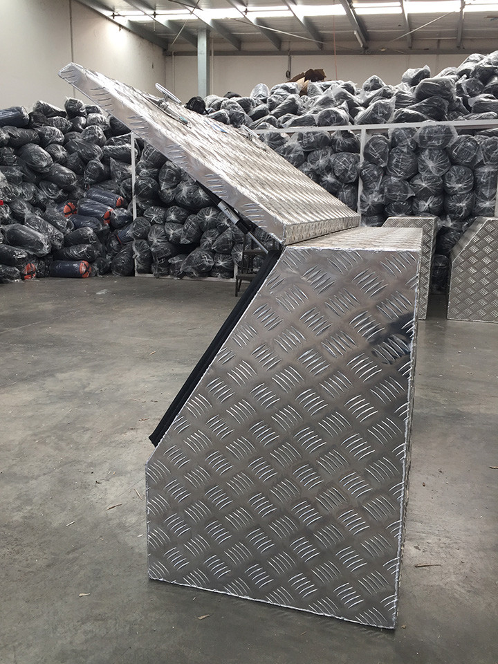 1200 mm Half Opening Aluminium Tool Box Side Open Toolbox Ute Truck