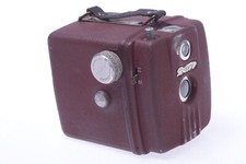 DACORA DACI BOX METAL RED CAMERA 6X6CM 120 ROLL FILM FIRST MODEL SIDE RELEASE