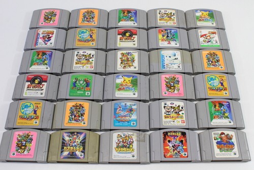 GROSSHANDEL MENGE 30 Nintendo 64 Spiele N64 Japan Import UNGETESTET VERKAUFT WIE BESEHEN #13