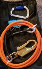 Outdoor Rock Climbing Fall Protection Rope Grab Protecta 100kg for 11-13mm Rope