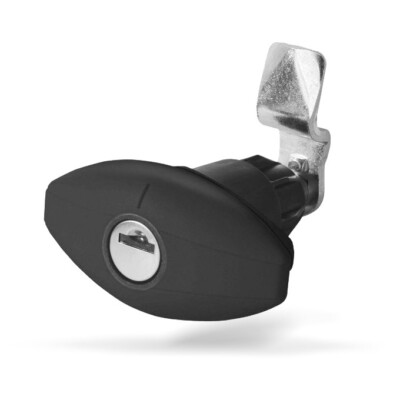 SCHWARZ ZADI AXIS OVAL VERRIEGELUNG TÜR Fach HANGSCHLOSS ELDDIS Wohnwagen Wohnmobil