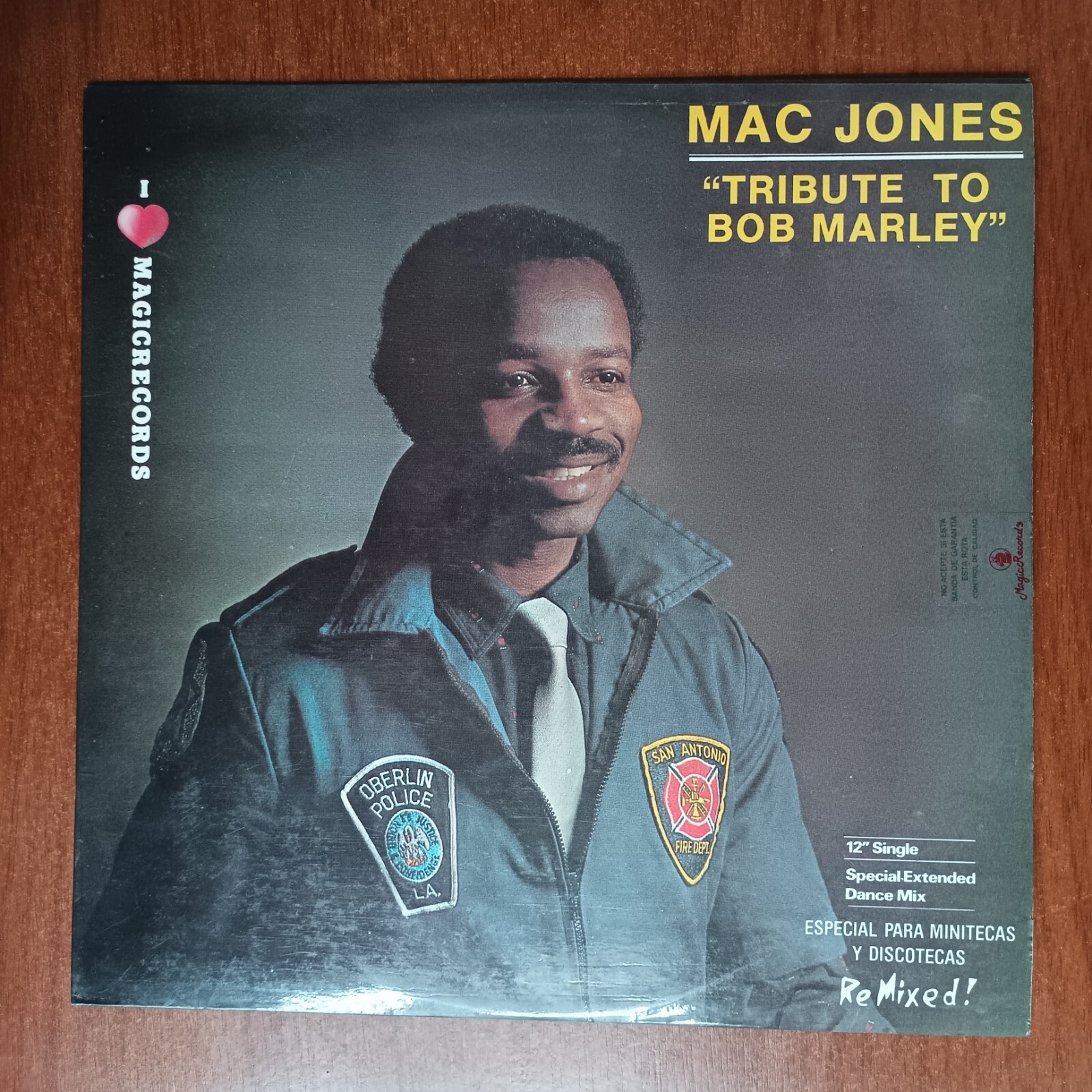 Mac Jones – Tribute To Bob Marley / Jah Woman [1987] Vinyl LP Electronic Reggae