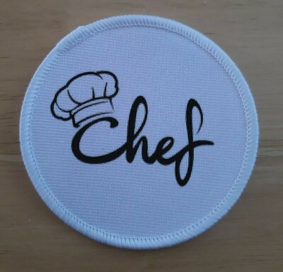 Gastronomie Essen Caterer Buffet Koch Patch Aufnäher Abzeichen Patches Abzeichen