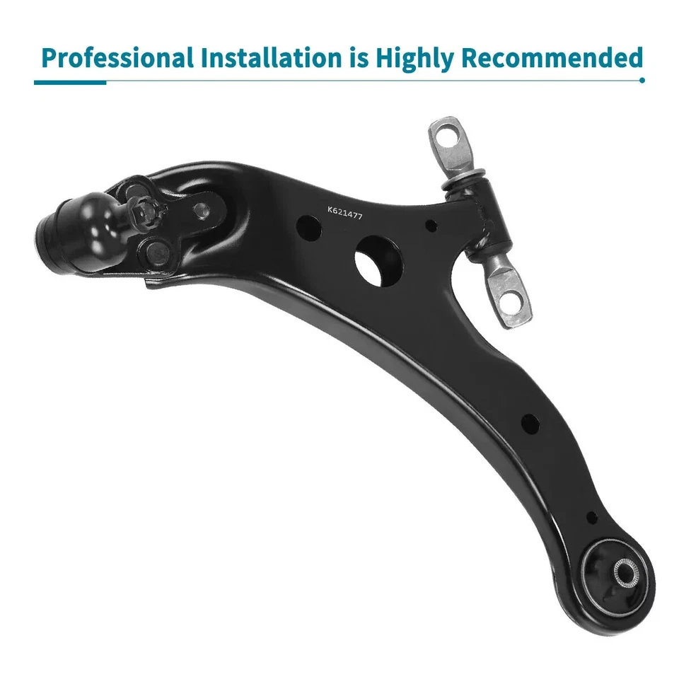 Brazo de control inferior delantero y rótula para Toyota 2007-2017 Camry 2005-2018 Avalon Foto 3 de 4