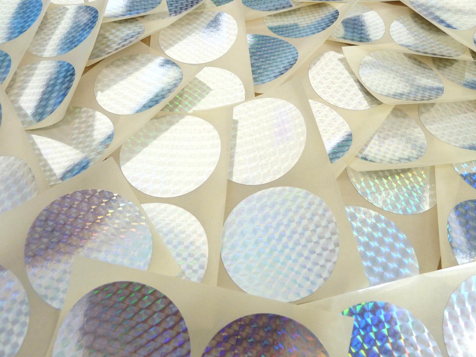 50mm (2 inch) Round Stickers Coloured Circles Circular Sticky Labels 42 ...