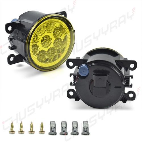 PAIR Front Fog Light Driving Lamp Fit Acura RDX 2010-2015 Clear Lens Replacement - Picture 4 of 14