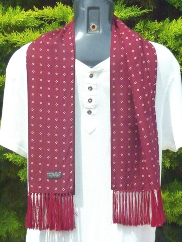 Vintage TOOTAL Scarf Cravat Dapper Neckwear Mod Indie Scooter Goodwood Ascot - Picture 5 of 12