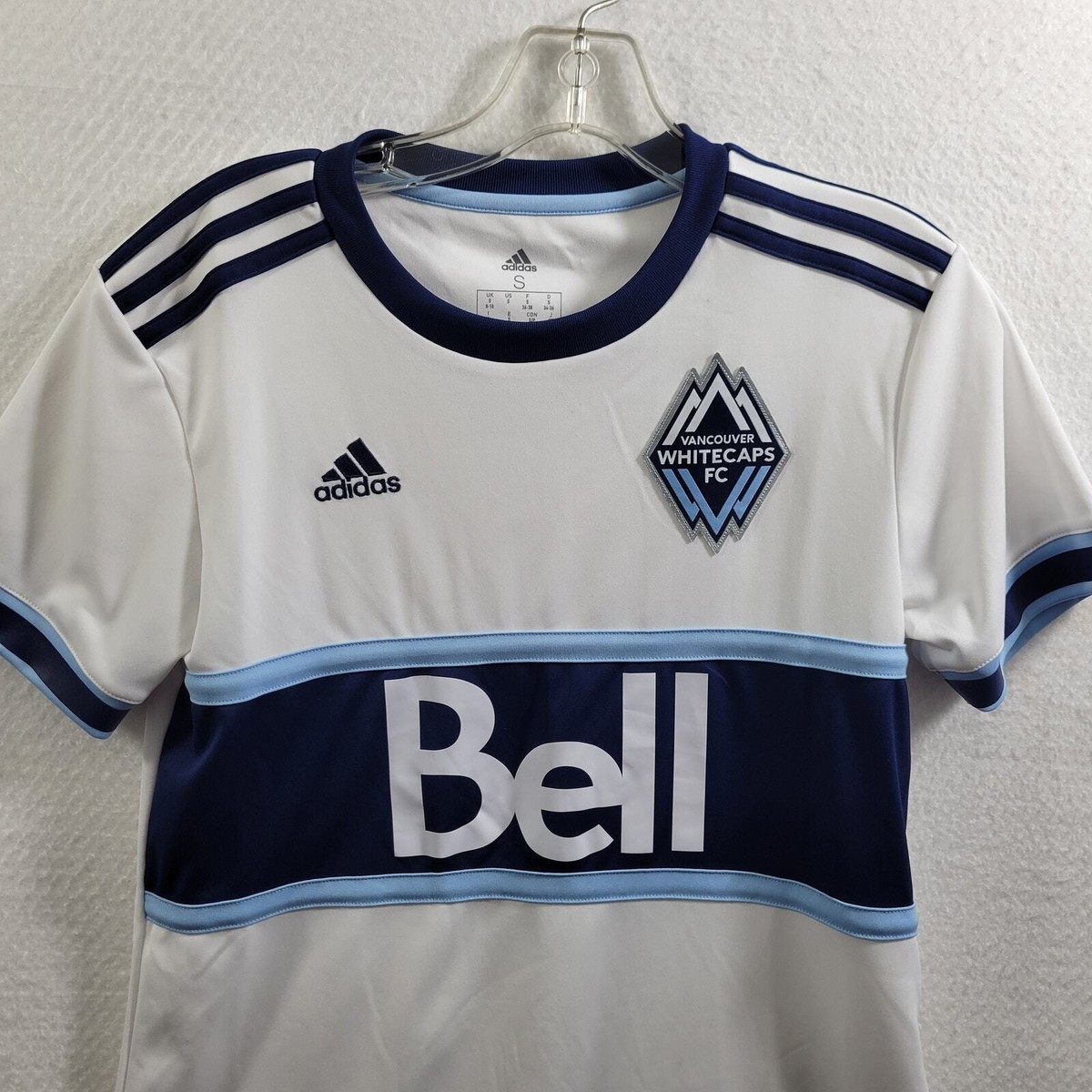 Adidas Women's White Vancouver Whitecaps FC Soccer Team Bell