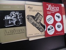 Lot of 8 Leica Photography Guides Booklets Leitz Price Lists Lenses Biography