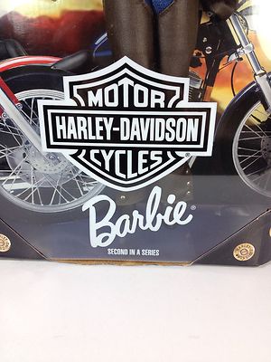 1998 Harley Davidson Barbie Doll Second In A Series Collector