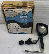 1960s GENERAL ELECTRIC SUPER 99 MOVIE LIGHT fits all cameras DOUBLE BEAM - 650w