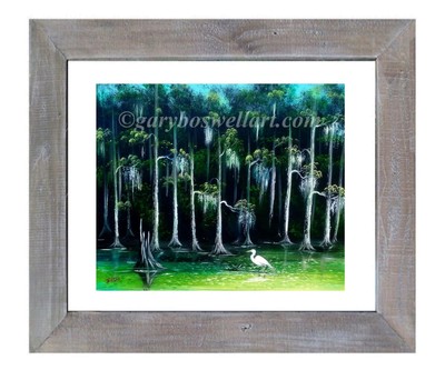 Swamp Spanish Moss  S/N limited edition signed print framed gallery wall art