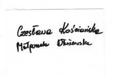 Malgorzata Dluzewska - Czesława Koscianska  ...