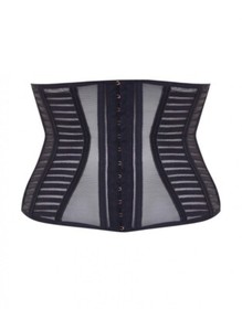 Agent Provocateur KELSIE Waspie L/4 NWT Black Orig. $335 VERY RARE! [X]