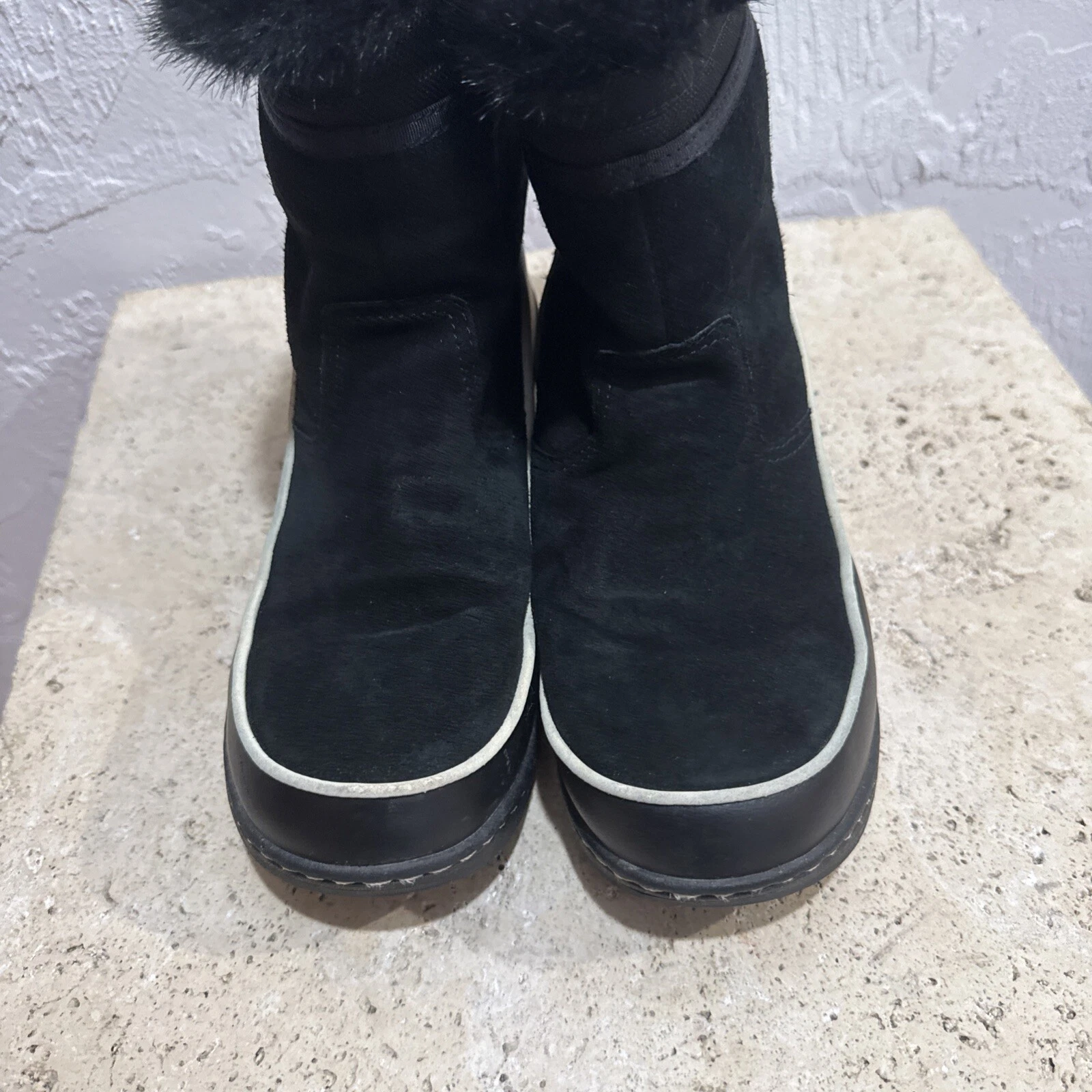 sorel tivoli waterproof suede leather boots