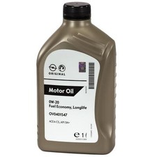 1 Liter Original Opel 0W20 FS LL Motor&ouml;l OV0401547 API SN Plus 229.71 ACEA C5