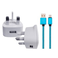 Adaptador de corriente y cargador de pared USB tipo C para HTC U Play, HTC 10, HTC Ultra, perno HTC