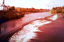35mm Colour Slide-  Chester -Weir and River Dee ,England 1960's