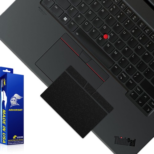Armorsuit Matte Black Metallic Vinyl Skin for Lenovo Thinkpad P1 G4/G5/G6 16 in - Picture 8 of 9