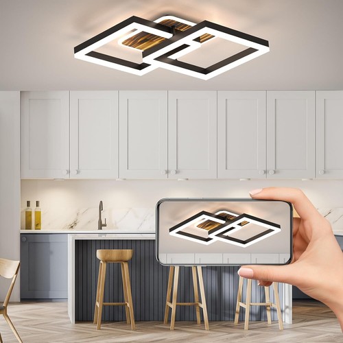 Antena LED Lámpara de Techo Regulable Moderna Lámpara de Techo Geométrica - Imagen 38 de 82