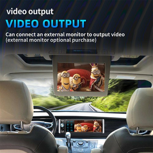 Stereo Autoradio Bluetooth Single DIN Touchscreen für Apple Carplay BT/FM/AUX - Bild 8 von 12