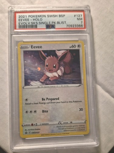 Eevee graded PSA 7 for sale on eBay