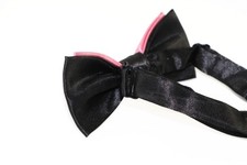 Boys Pink Two Tone Layer Bow Tie