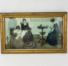 Antique 1906 Copyright Detroit Publishing In The Sewing Room Anna Whelan Betts