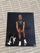Dominique Malonga Signed 8x10 Photo Authentic Auto Seattle Storm WNBA