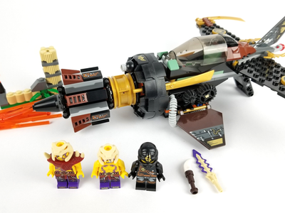 LEGO Ninjago 70747 Boulder Blaster Complete Jet Plane Cole Sleven