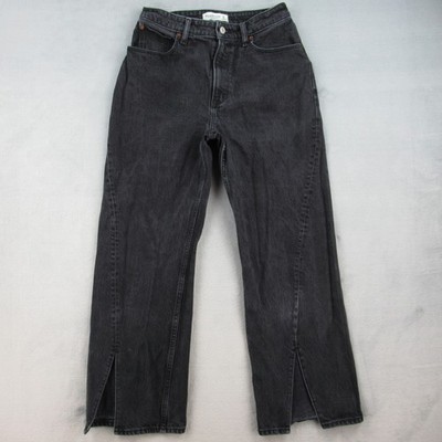 Abercrombie & Fitch 90s Relaxed High Rise Curve Love Jeans Black 28 6S 3366