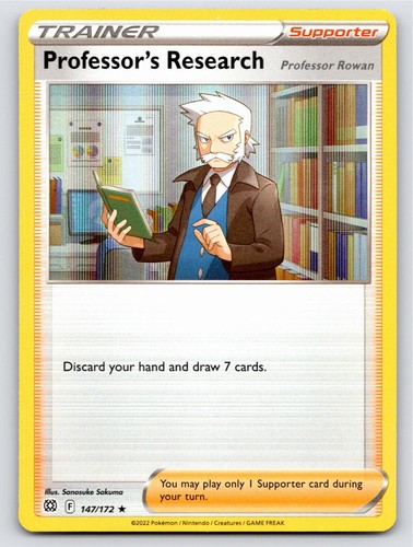 POKEMON PROFESSOR'S RESEARCH BRILLIANT STARS 147/172 HOLO R NM A60725 FREE S&H